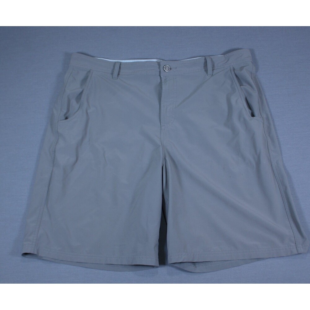 Free Fly Shorts Mens Gray Performance Stretch Chino Golf Quick Dry Casual Sz 38